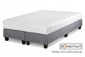 Hotelbed PRINCETON - Twijfelaar  - Incl. Pocketveringmatras - Meubelstof Figaro