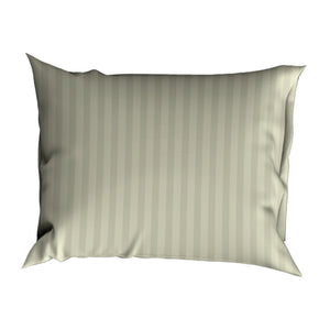 Satin d'or Satjinstreep Ivoor - Kussensloop