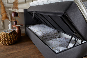 Detail opbergruimte Boxspring LUNA - opbergboxspring