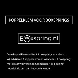 Koppelklem voor boxsprings